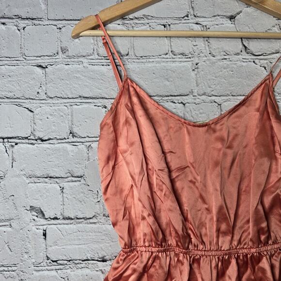 Twelfth Street By Cynthia Vincent 100% Silk Slip A Line Dress Size Small - Picture 5 of 13